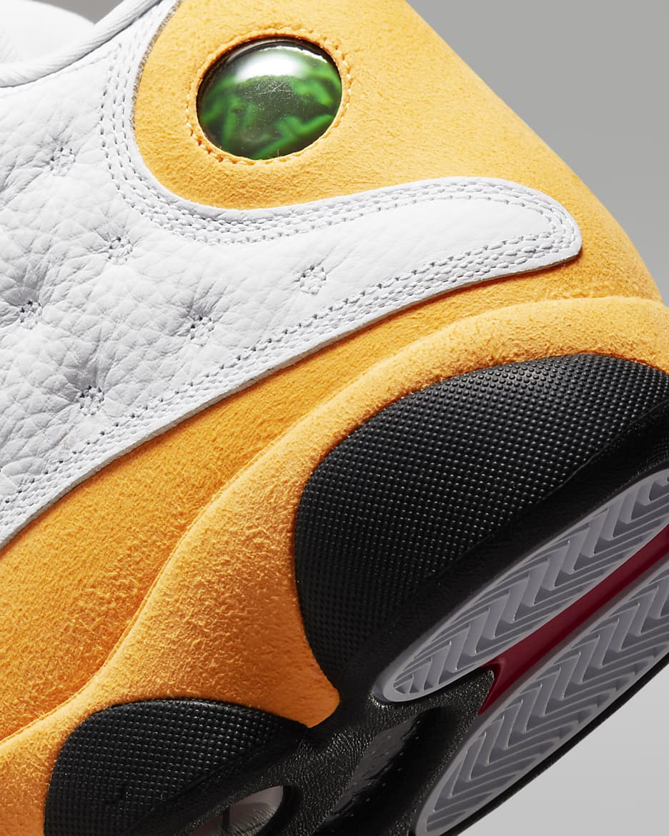 Jordans black and yellow 13 clearance